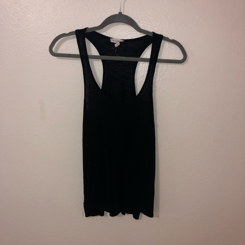 Black tank top